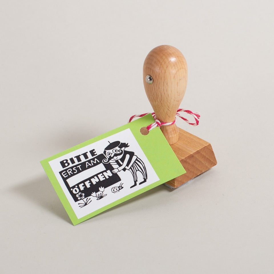 Alinea Stempel Bitte erst öffnen am – Stempel