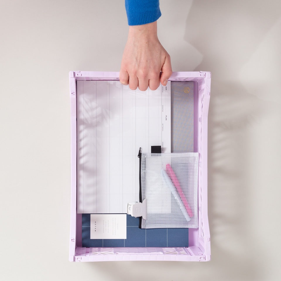 Aykasa Klappkiste midi in Orchid, Serviervorschlag