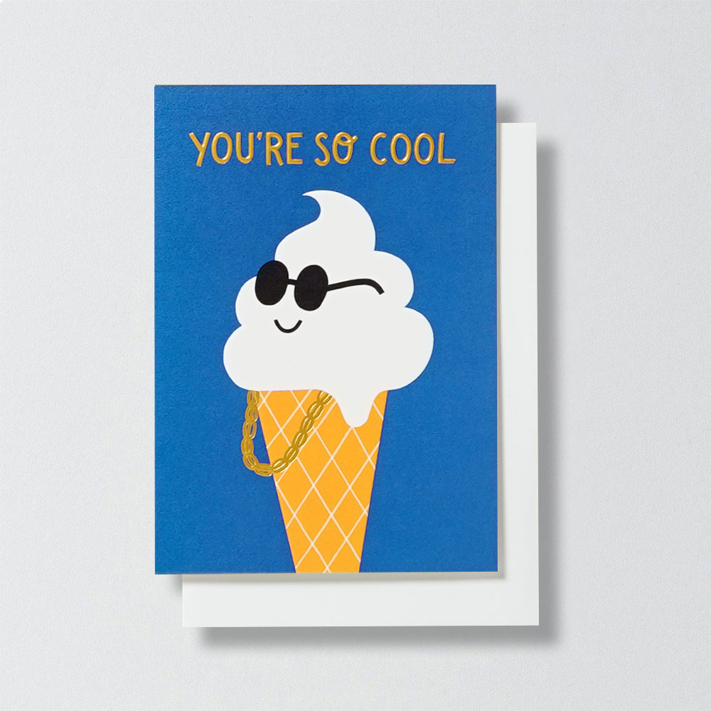 Lagom Grußkarte You're so cool Eis – Grußkarte