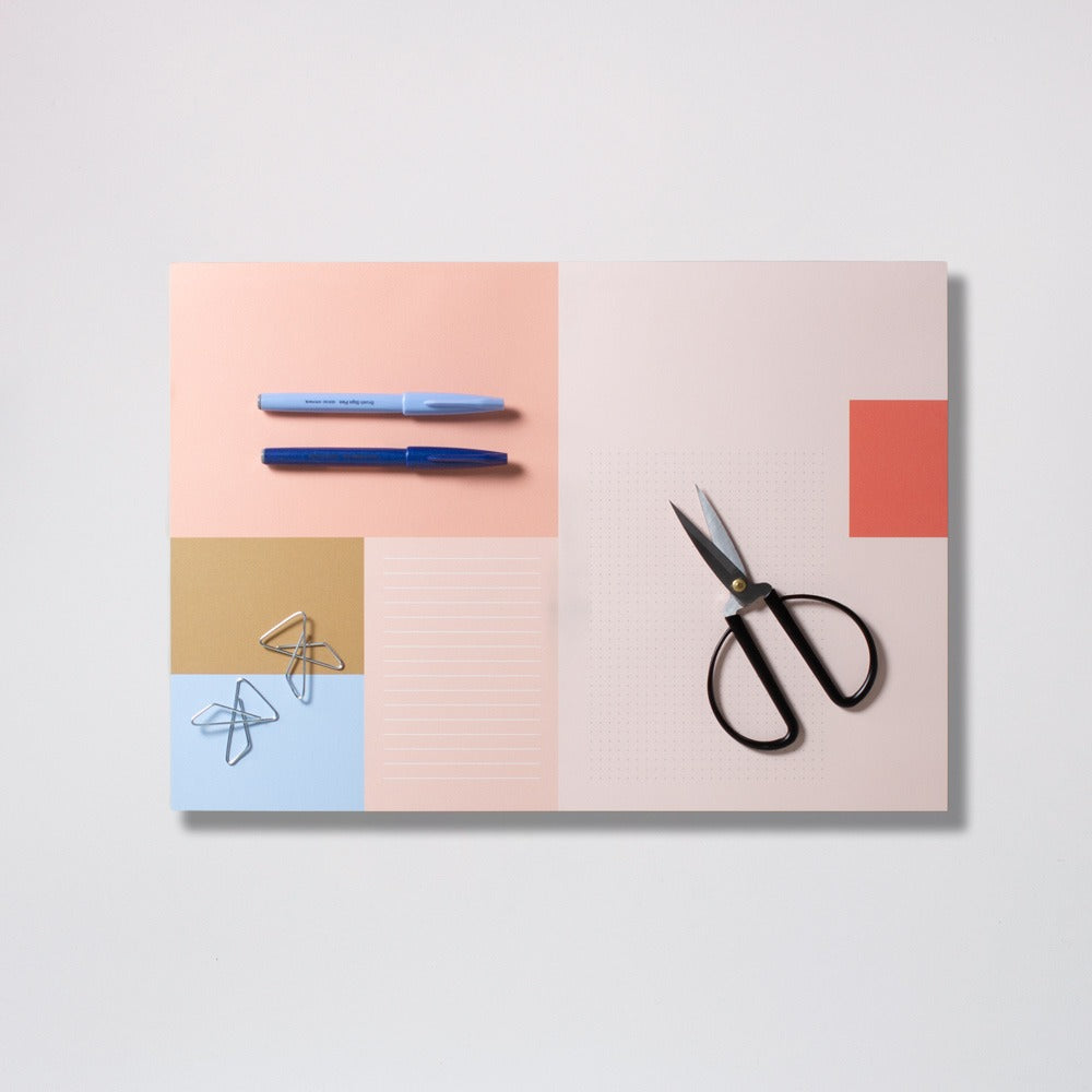 Studio Sandrine Schreibtischunterlage Color Block A3 – Blöcke