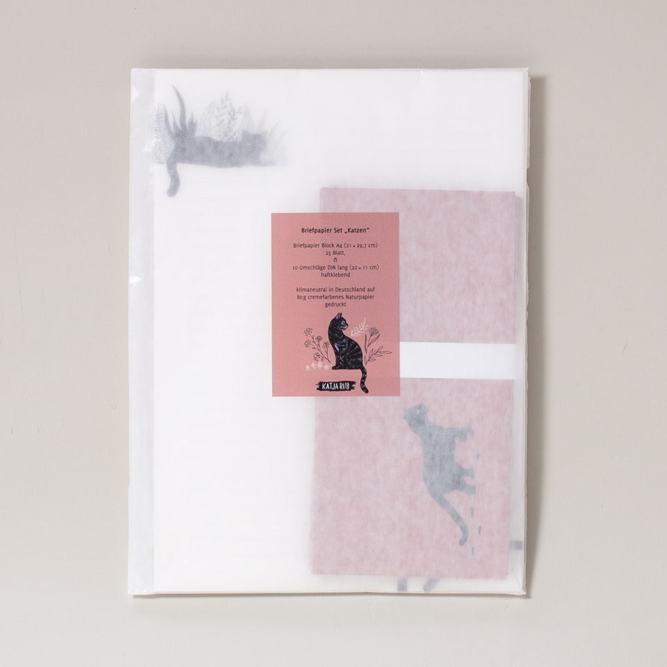 Katja Rub Briefpapierset Katzen – Briefpapier & Umschläge