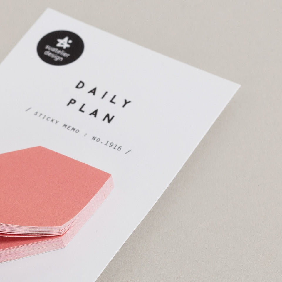 Suatelier Daily Plan Sticky Memo geometrisch 1916 – Sticky Notes & Sticker