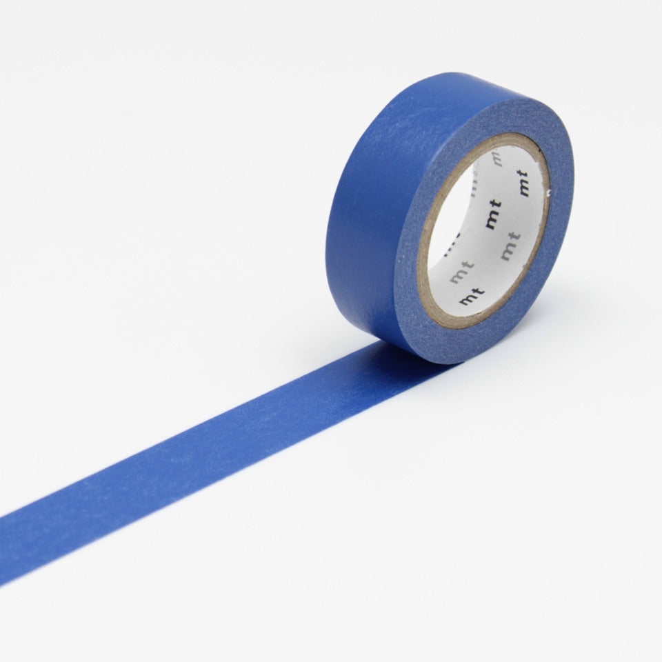 mt Masking Tape einfarbig in Ruri, Aufsicht #Farbe_Ruri