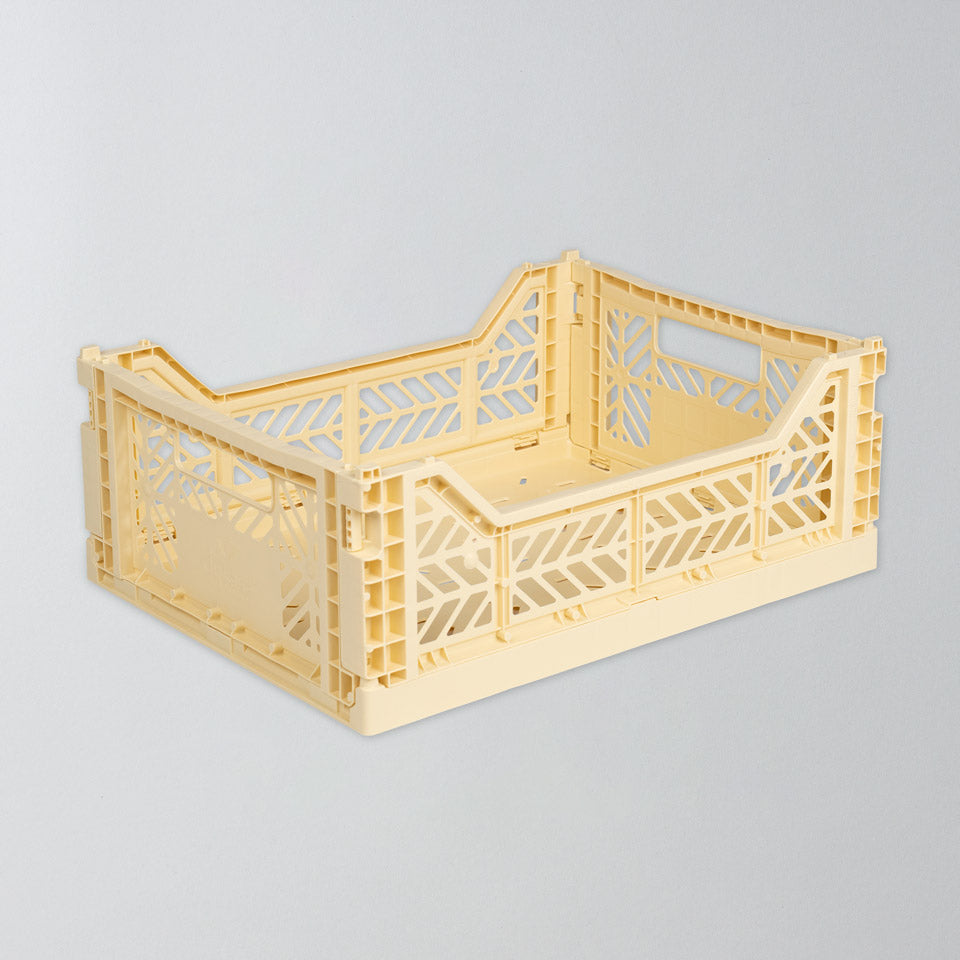 Aykasa Klappkiste midi in Banana, Aufsicht #Farbe_Banana
