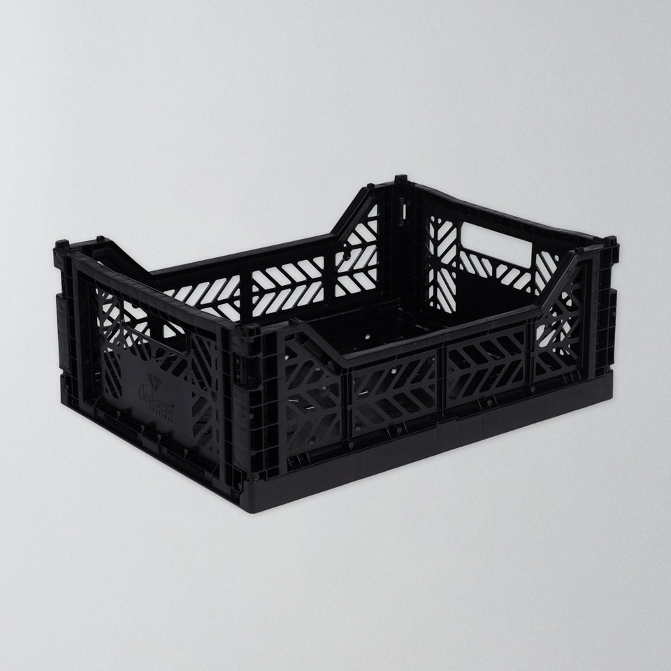 Aykasa Klappkiste midi in Black, Aufsicht #Farbe_Black