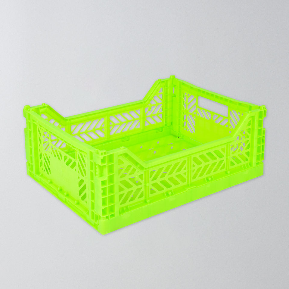 Aykasa Klappkiste mini in Neon Green, Aufsicht #Farbe_Neon Green