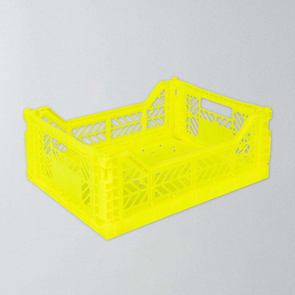 Aykasa Klappkiste midi in Neon Yellow, Aufsicht #Farbe_Neon Yellow