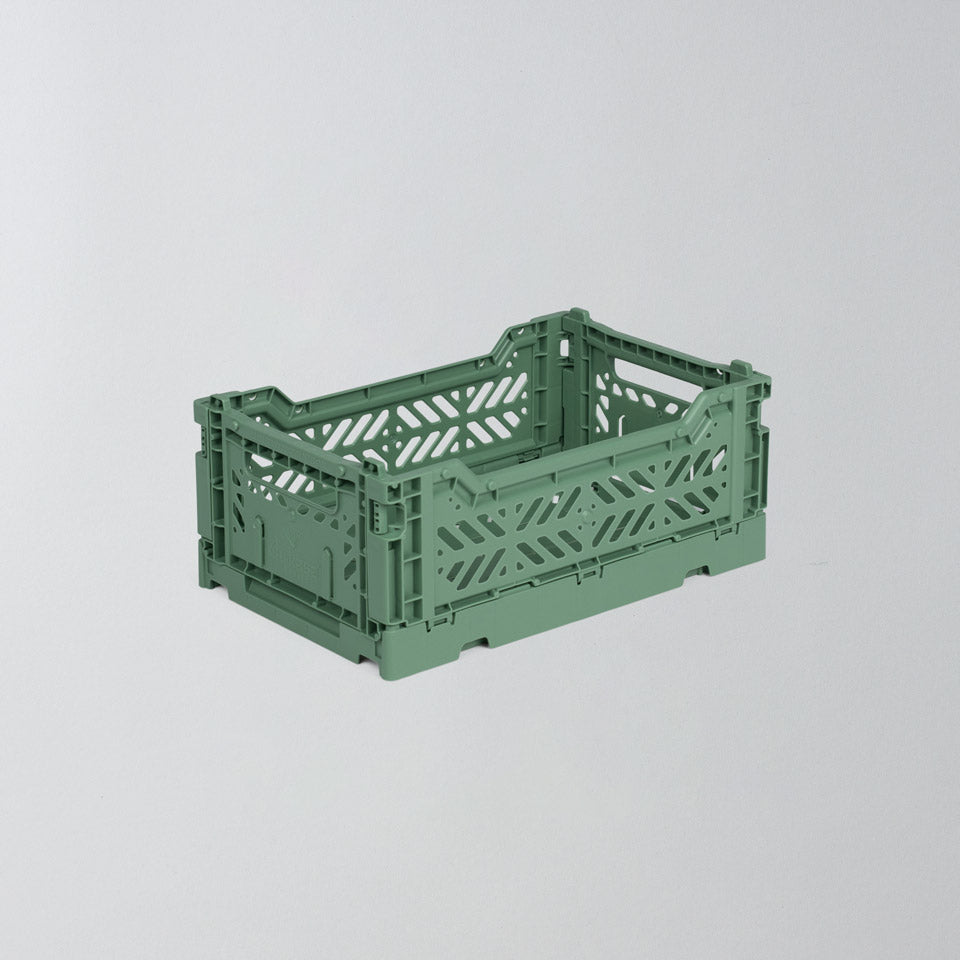 Aykasa Klappkiste mini in Almond Green, Aufsicht #Farbe_Almond Green