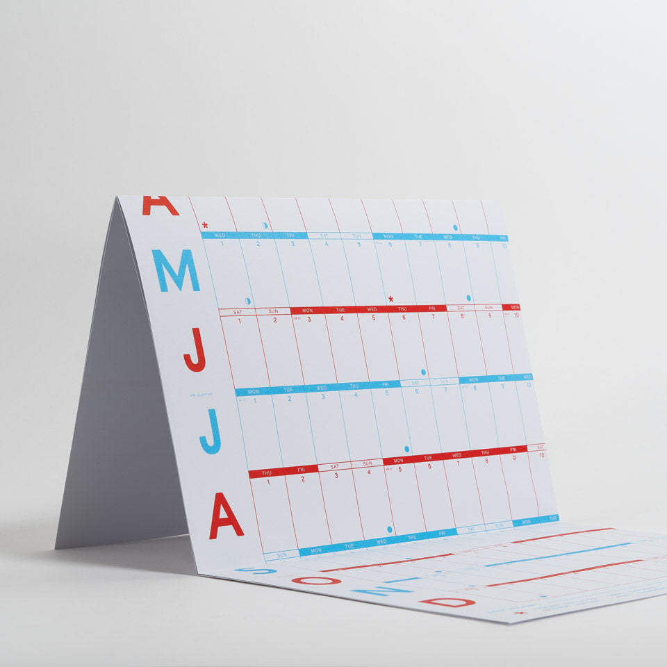 Crispin Finn Year Planner 2026 Wandkalender quer – Wandkalender