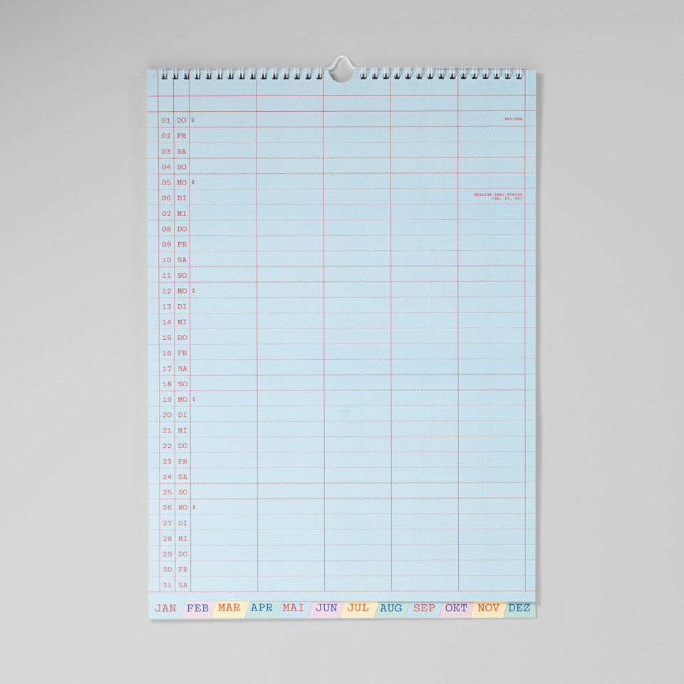 Eisenhauer Familienkalender 2026 A3 – Familienkalender