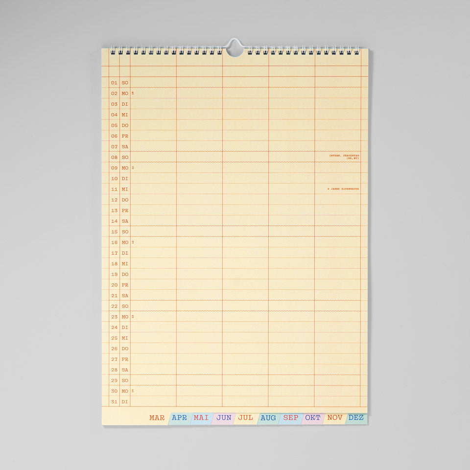 Eisenhauer Familienkalender 2026 A3 – Familienkalender