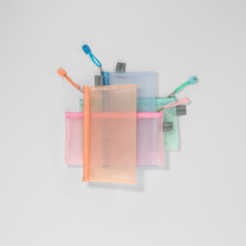 FolderSys Mesh Bag Candy länglich – Mäppchen & Stiftetuis