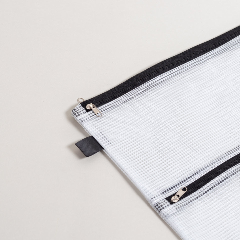 FolderSys Mesh Bag für A4 mit vier Fächern – Mäppchen & Stiftetuis