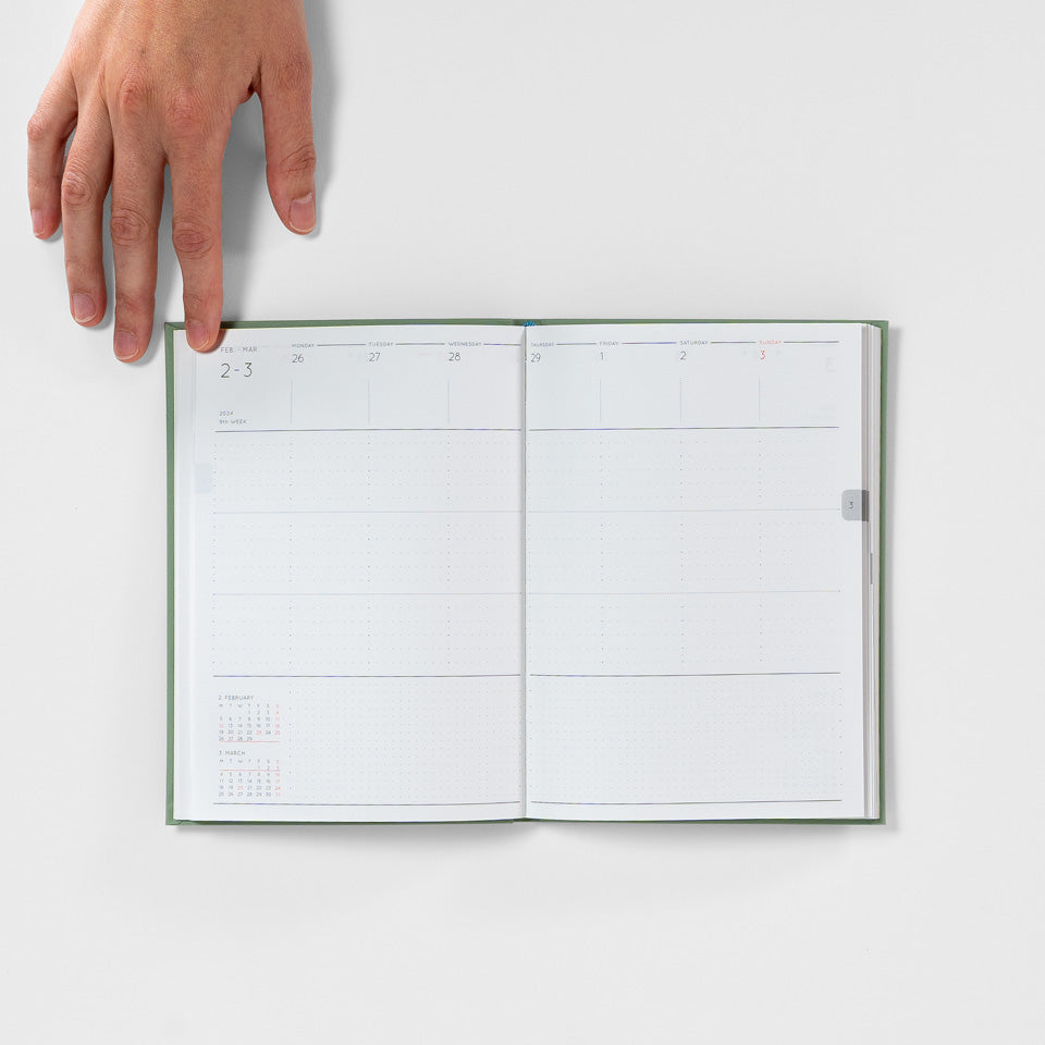 Hightide Journal Kalender 2026 Diary Caston Weekly B6 – Wochenkalender