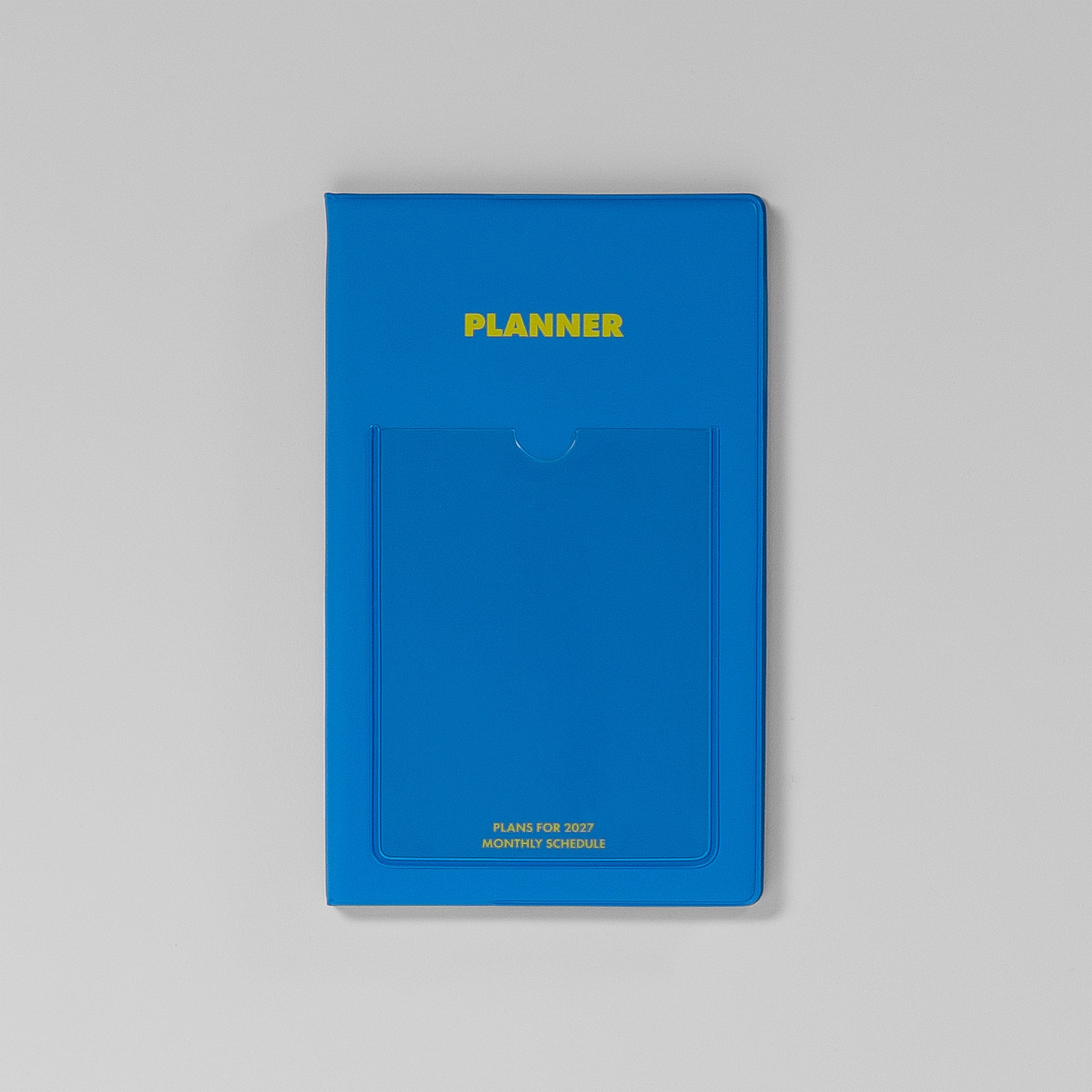 Monatskalender Shine „Planner“ B6 Slim in Blau – Cover-Ansicht #Farbe_Blue