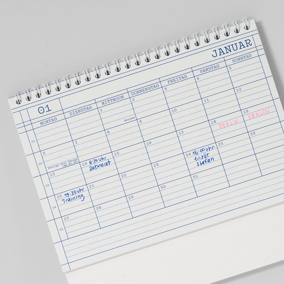 Eisenhauer Tischkalender A5 Monat 2026 – Tischkalender