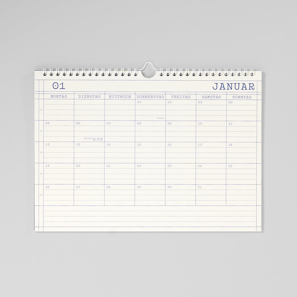 Eisenhauer Monatskalender 2026 A4 B-Ware – Monatskalender