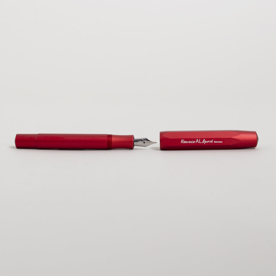 Kaweco Sport Füllhalter Aluminium Rot – Füllfederhalter