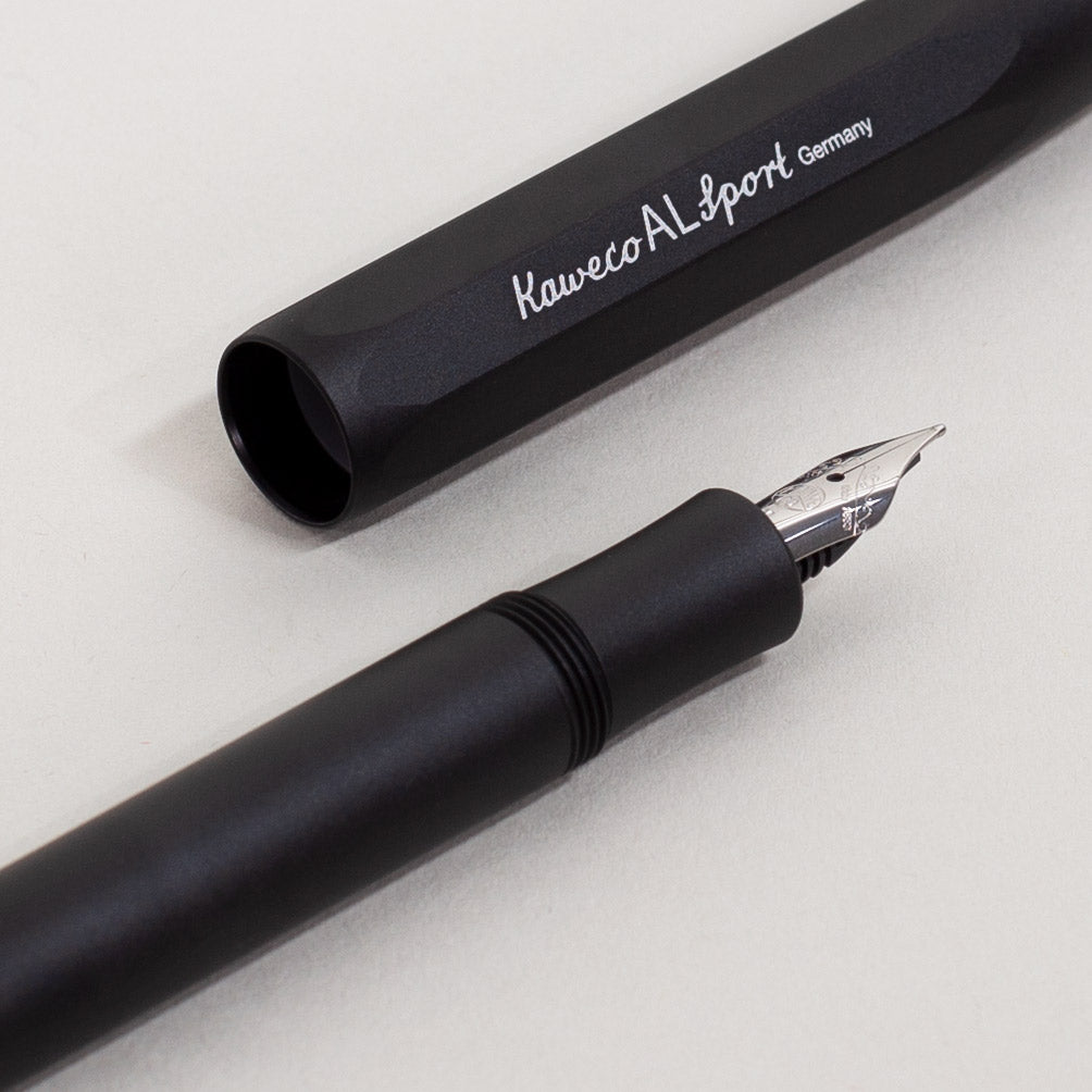 Kaweco Sport Füllhalter Aluminium Schwarz – Füllfederhalter