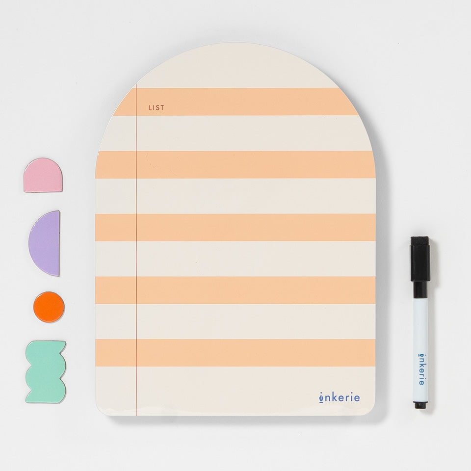 Kikkerland Notiztafel magnetisch mit Stift – Memoboard