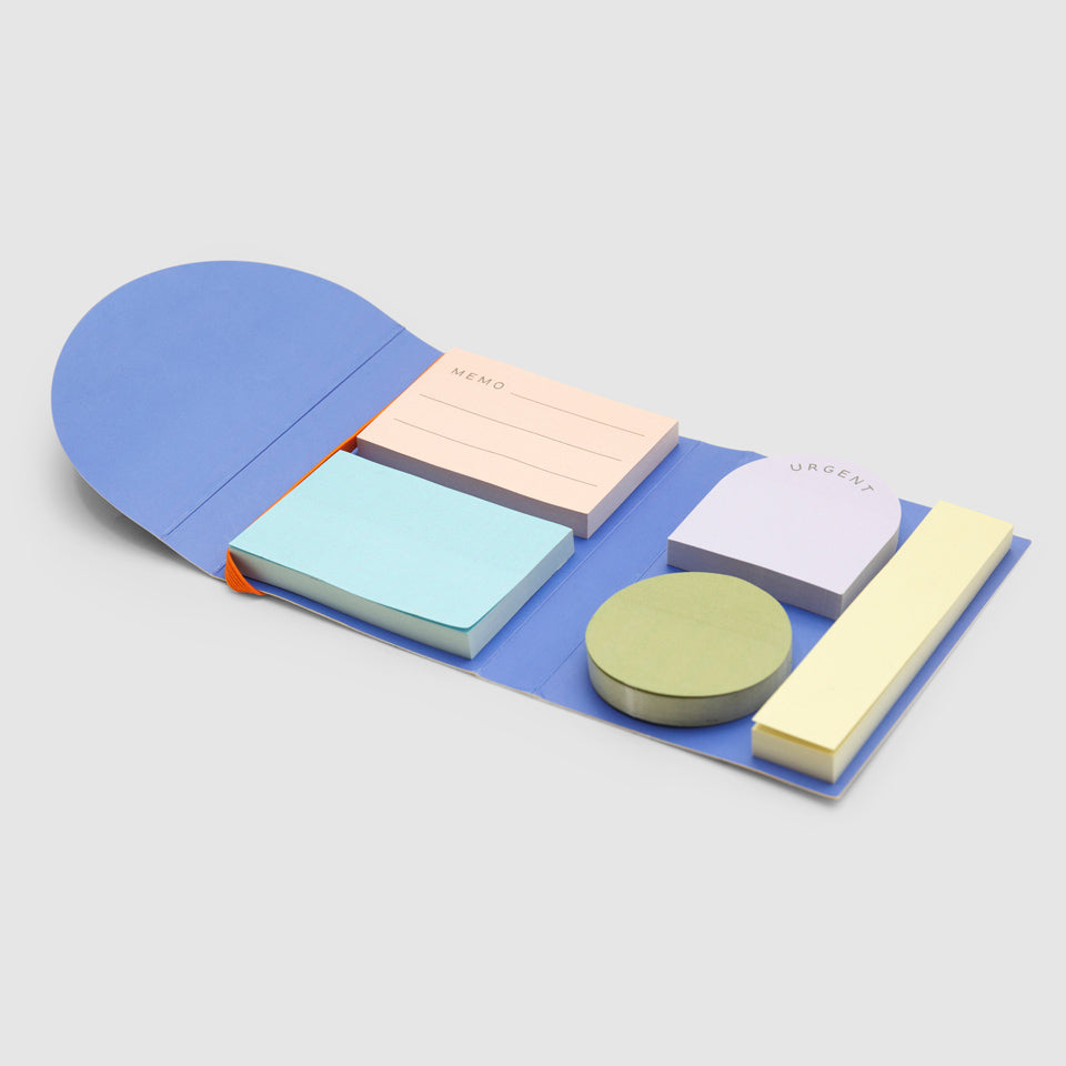 Kikkerland Klebezettel 5er Set – Sticky Notes & Sticker
