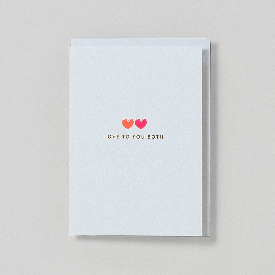Lagom Hochzeitskarte Love to you both – Grußkarte