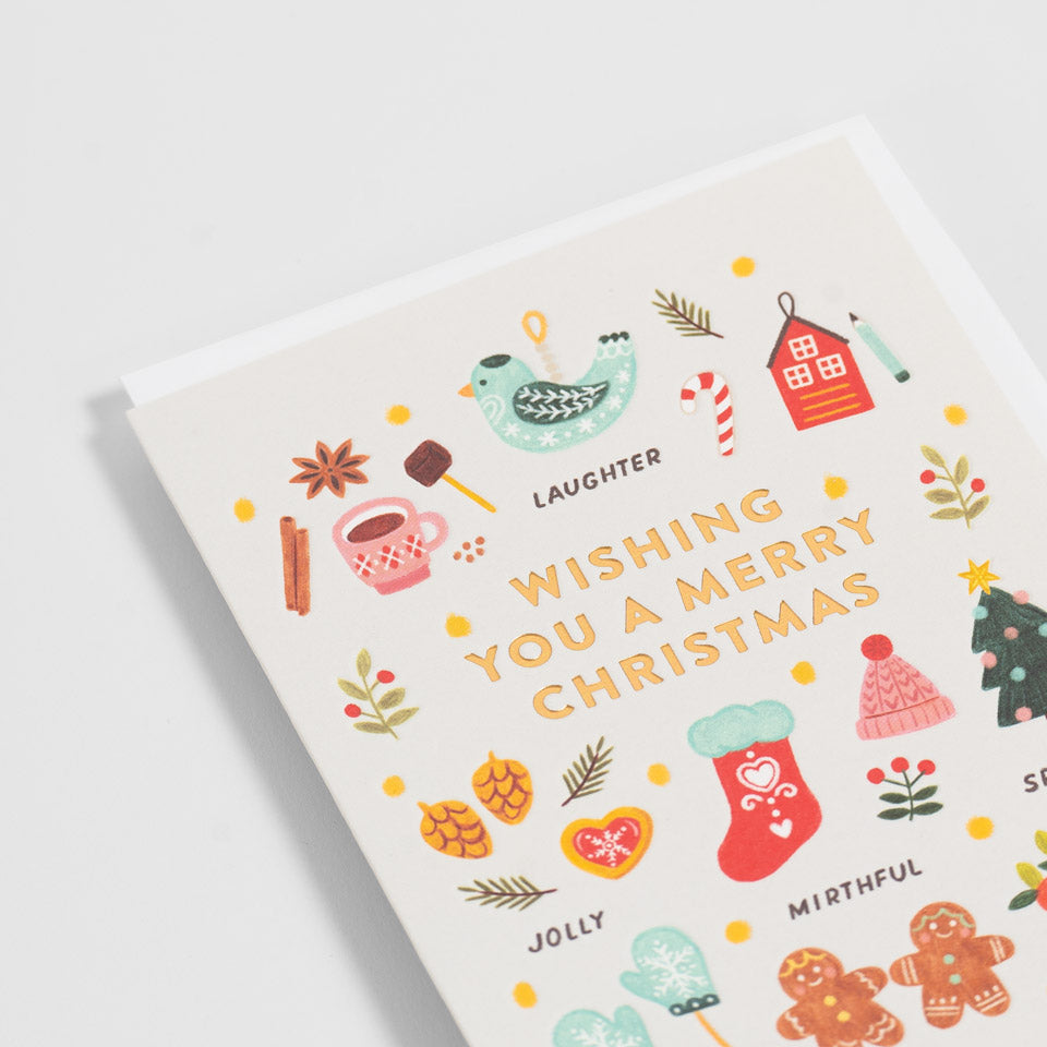Lagom Weihnachtskarte Laughter and Sparkly – Grußkarte