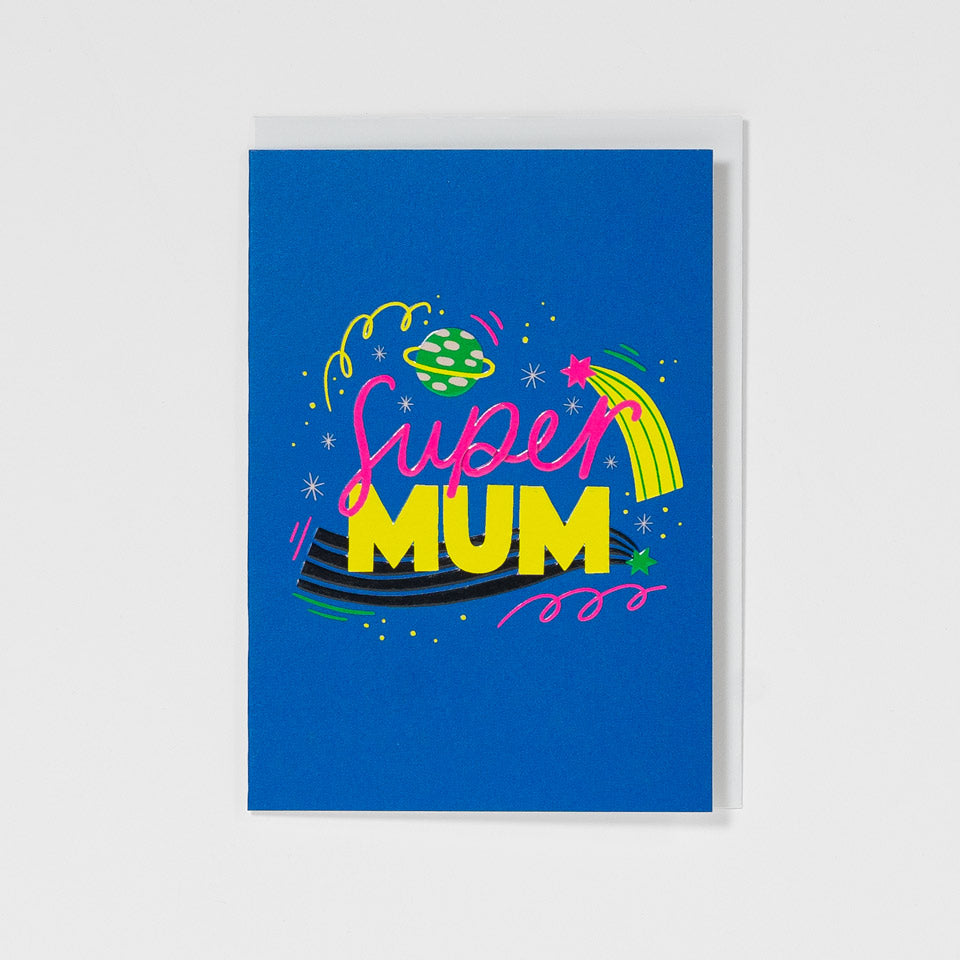 Lagom Grußkarte Super Mum – Grußkarte