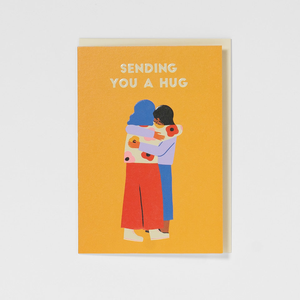 Lagom Grußkarte Sending You a Hug – Grußkarte