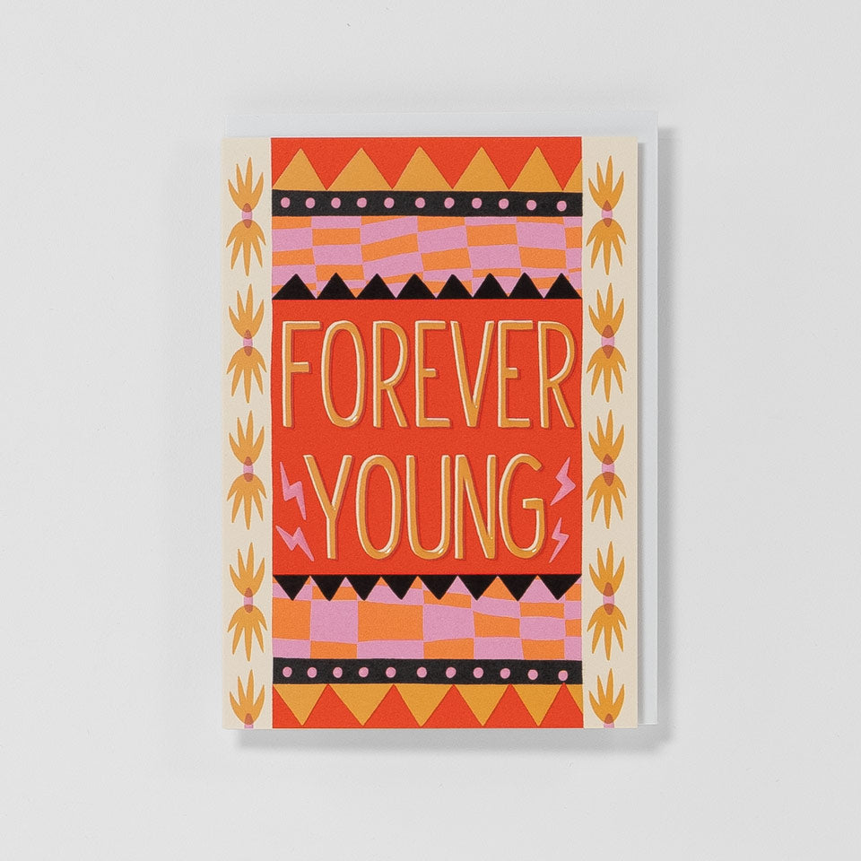 Lagom Geburtstagskarte Forever Young – Grußkarte