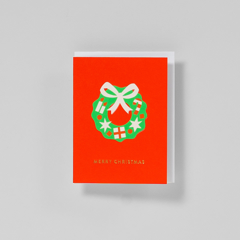 Lagom Minikarte Merry Christmas Adventskranz – Grußkarte