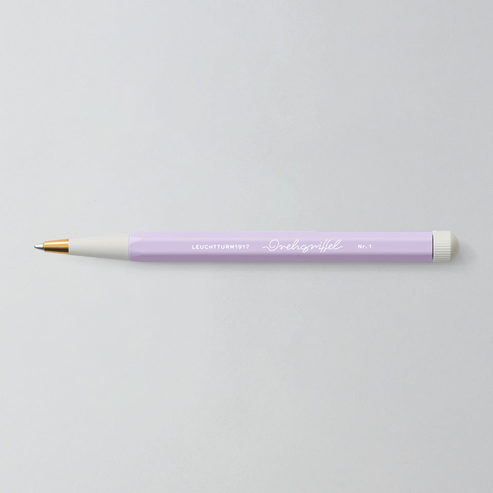 Leuchtturm Drehgriffel Gelschreiber in Lila, Aufsicht #Farbe_Lila