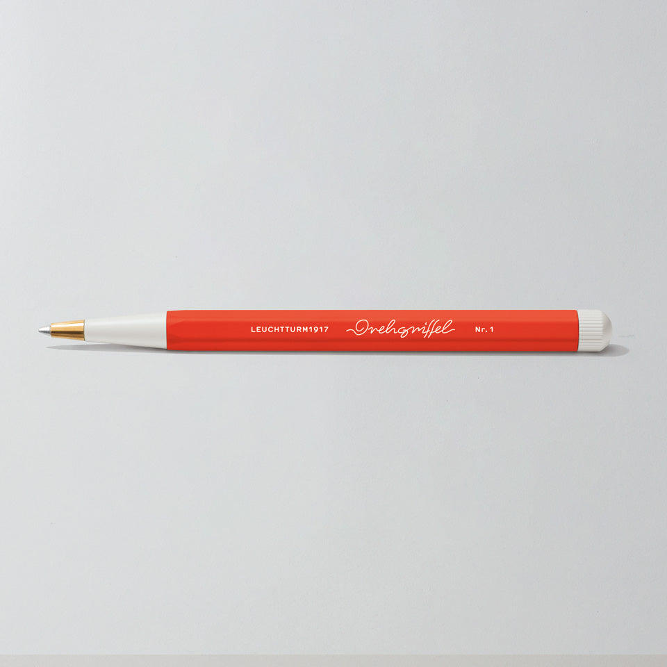 Leuchtturm Drehgriffel Kugelschreiber in Lobster, Aufsicht #Farbe_Lobster