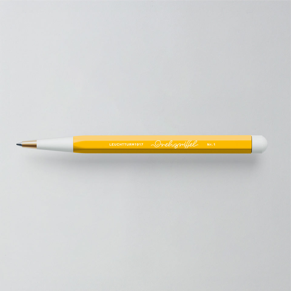 Leuchtturm Drehgriffel Gelschreiber in Sunflower, Aufsicht #Farbe_Sunflower