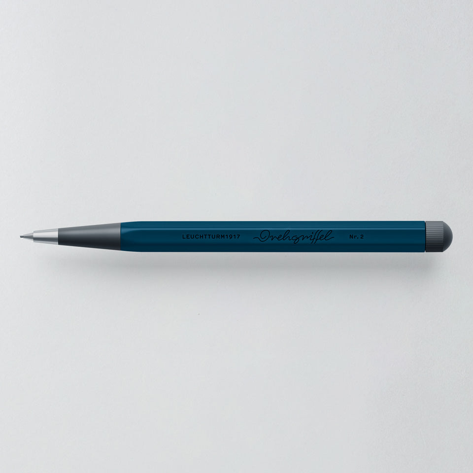Leuchtturm Drehgriffel Bleistift 0,7 mm in Deep Sea, Aufsicht #Farbe_Deep Sea