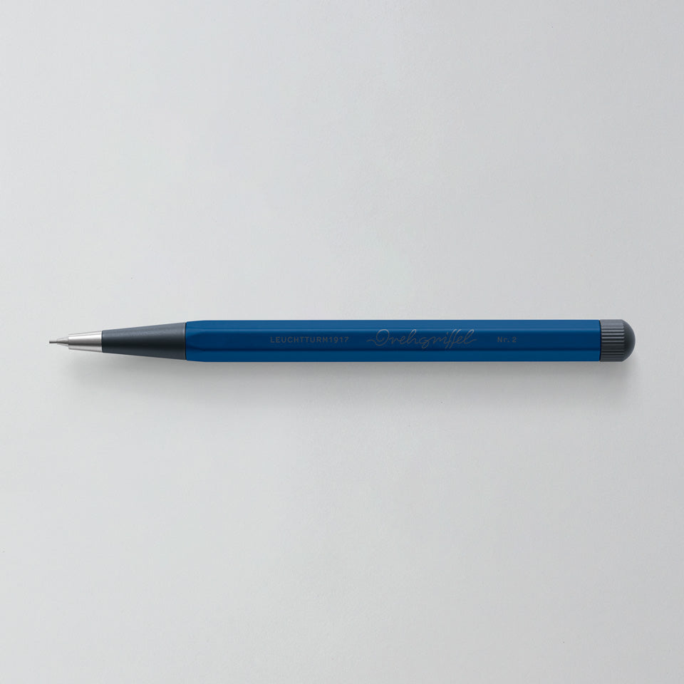 Leuchtturm Drehgriffel Bleistift 0,7 mm in Marine, Aufsicht #Farbe_Marine