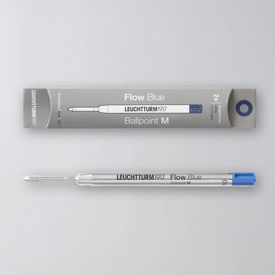 Leuchtturm Mine Drehgriffel Kugelschreiber 2er Set – Minen & Tinte