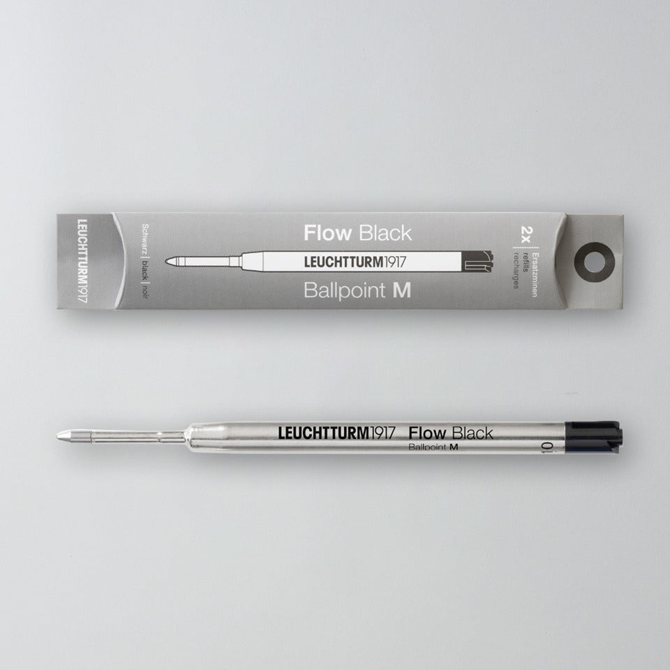 Leuchtturm Mine Drehgriffel Kugelschreiber 2er Set – Minen & Tinte