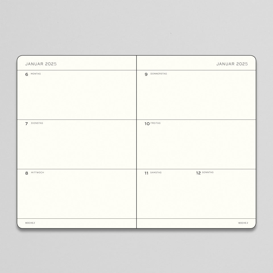 Leuchtturm Wochenkalender 2026 Softcover – Wochenkalender