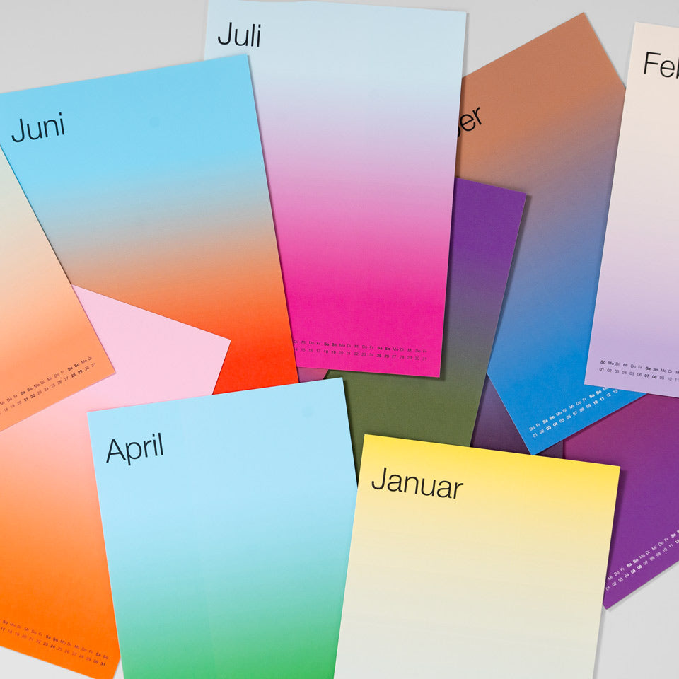 Gradient Calendar 2026