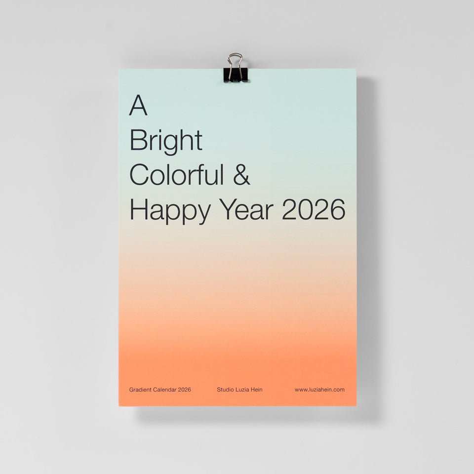 Gradient Calendar 2026