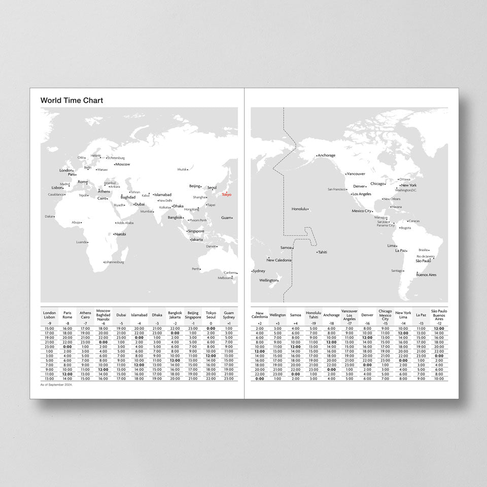 Mark's A6 Kalender 2025/26 Umschlagtasche Verlauf – Wochenkalender