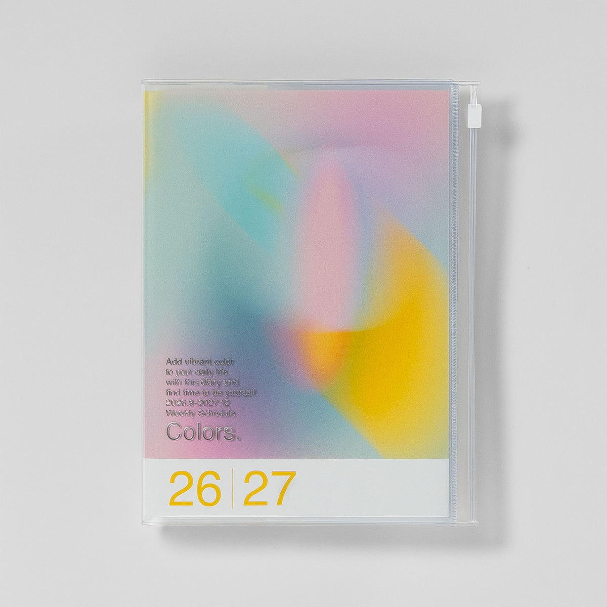 Mark's Taschenkalender A5 2026/27 Verlauf „Colors.", Farbe Pink #Farbe_Pink