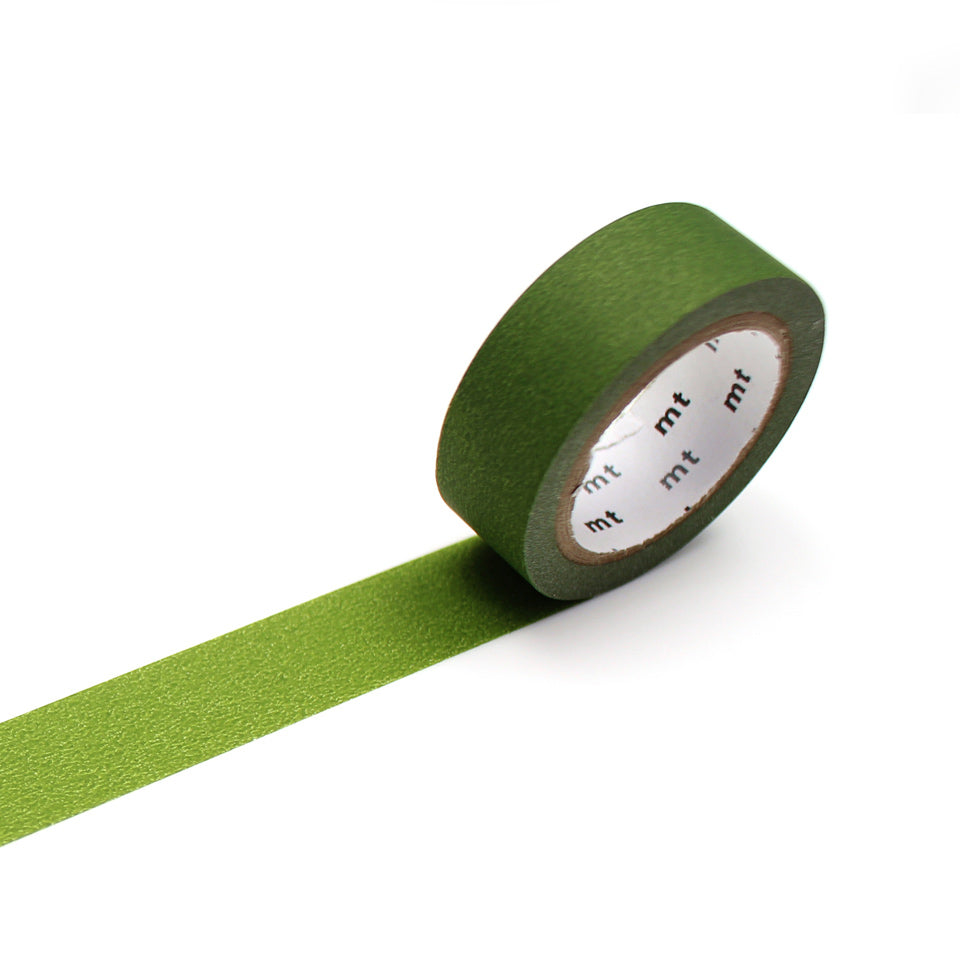 mt Masking Tape einfarbig in Matte Olive, Aufsicht #Farbe_Matte Olive