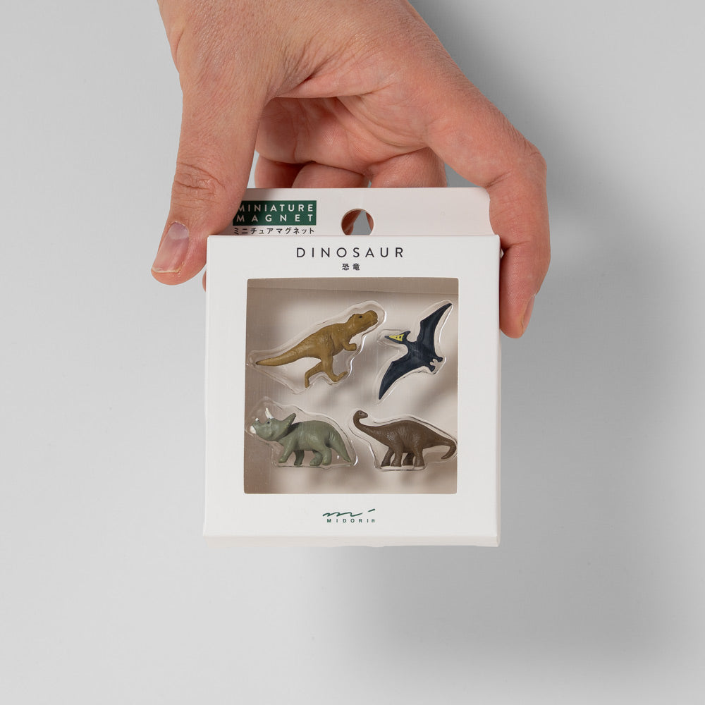 Midori Mini-Magnete Dinosaurier 4er Set – Magnete
