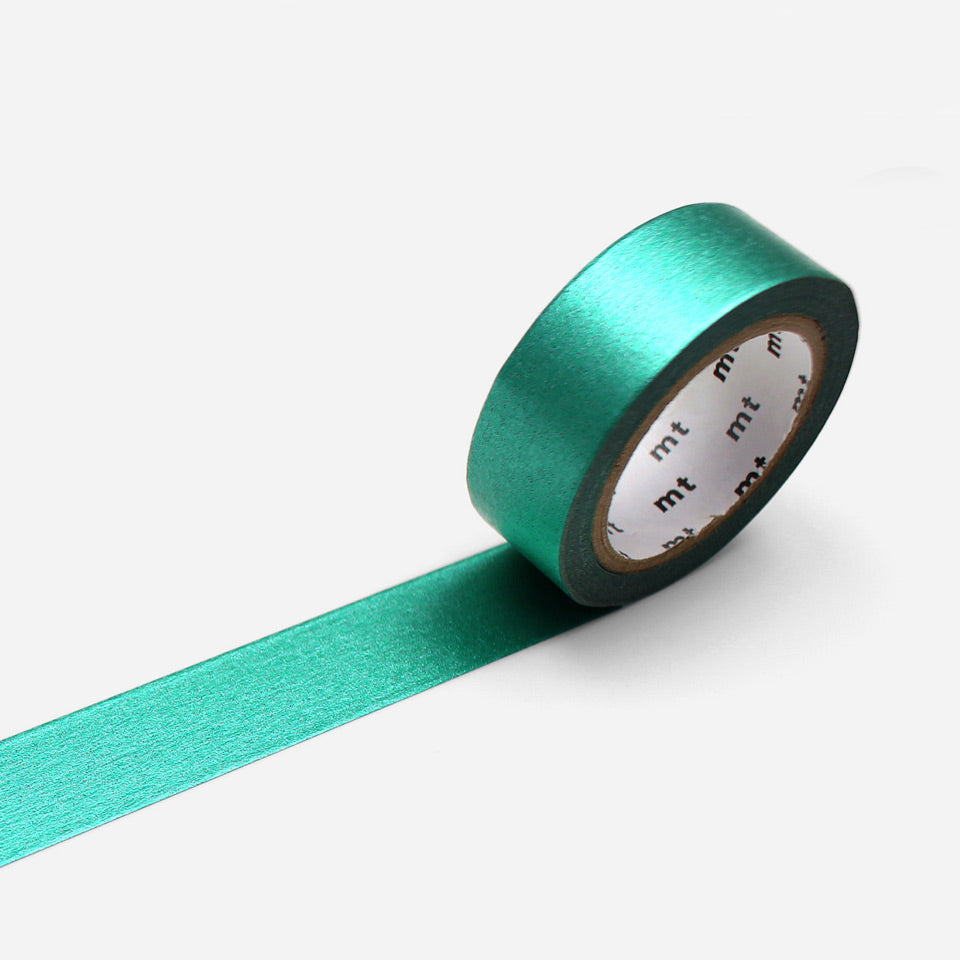 mt Masking Tape einfarbig in Metallic Green, Aufsicht #Farbe_Metallic Green