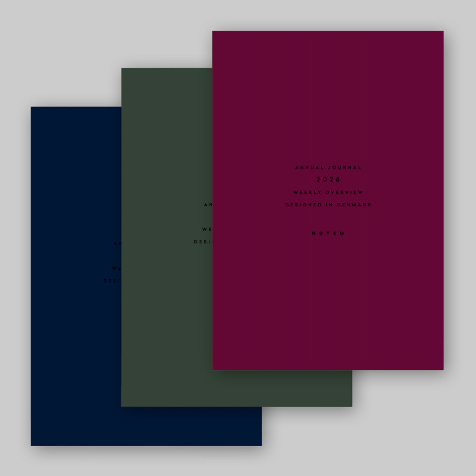 Notem Alva Annual Journal A5 Kalender 2026 – Wochenkalender