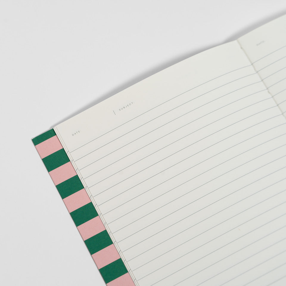 Notem Uma Notebook M Notizbuch mittel rosa/grün – Notizbuch
