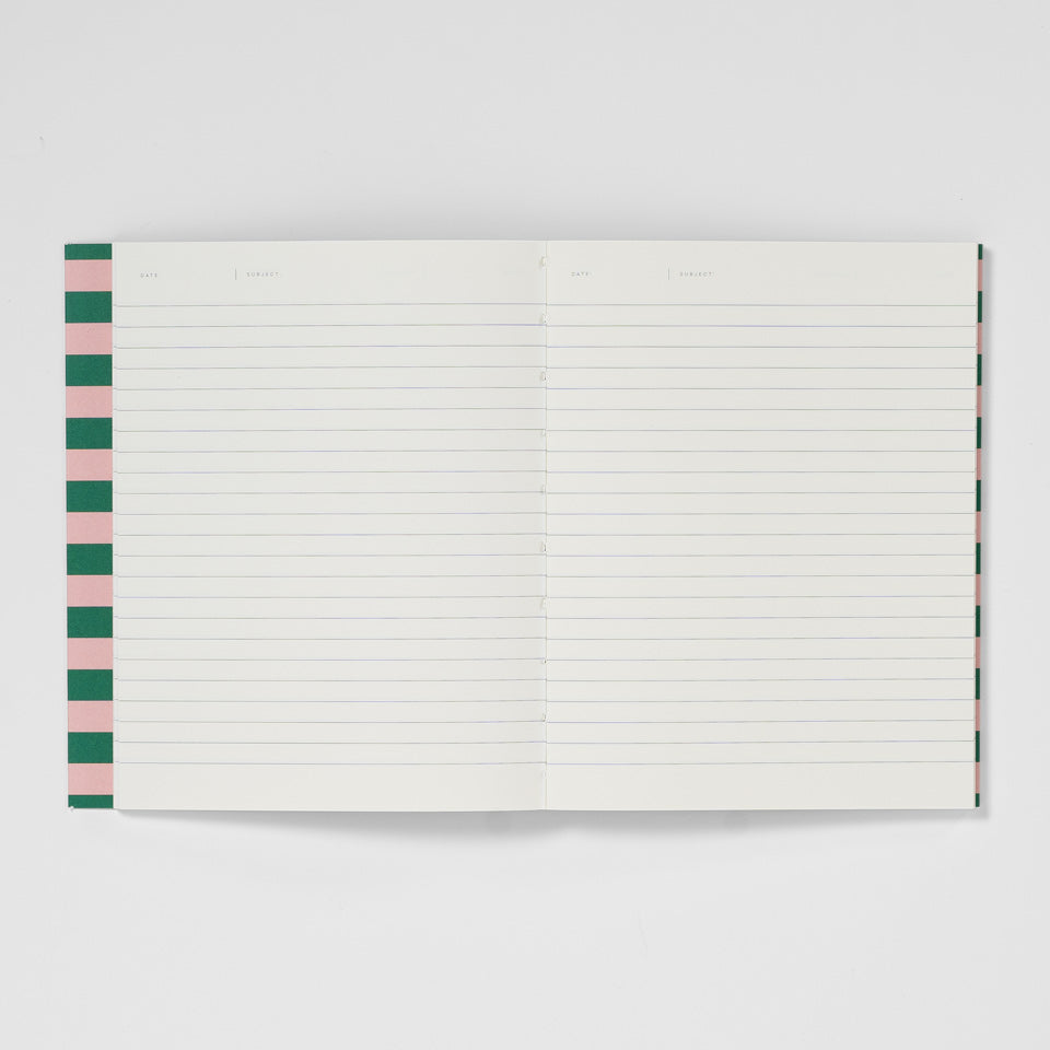 Notem Uma Notebook M Notizbuch mittel rosa/grün – Notizbuch