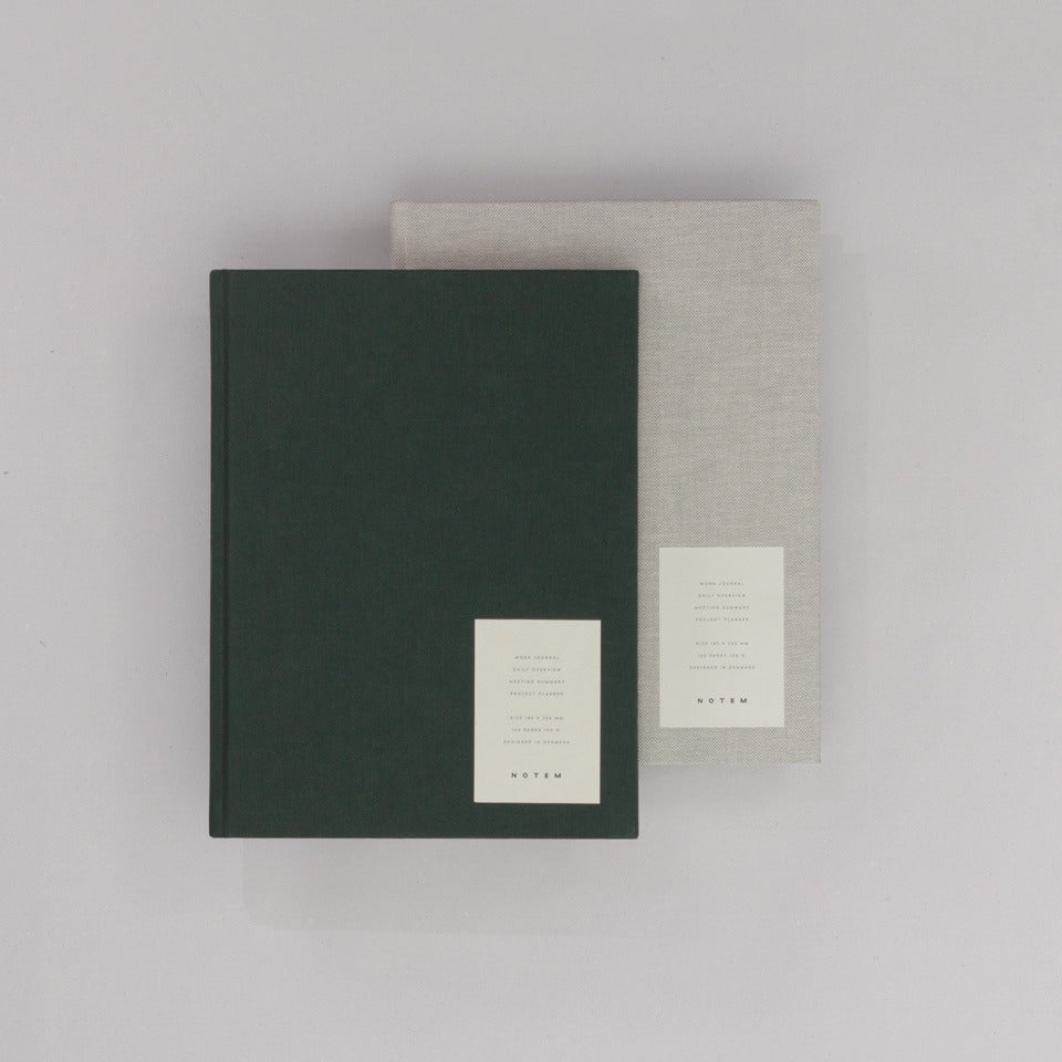 Arbeitsbuch groß grau Notem / Even Work Journal
